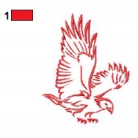 Red Eagle Tattoos Embroidery Designs
